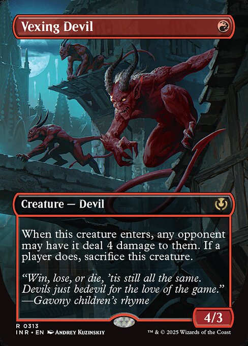 INR: Vexing Devil (Borderless) (Foil)