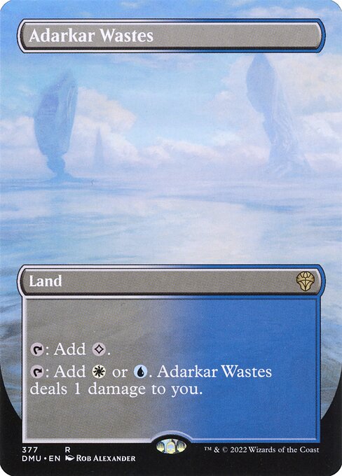 DMU: Adarkar Wastes (Borderless) (Foil)