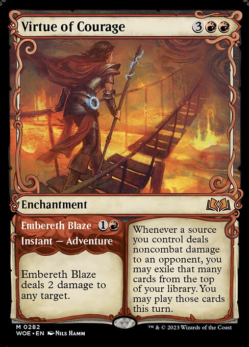 WOE: Virtue of Courage (Showcase) (Foil)