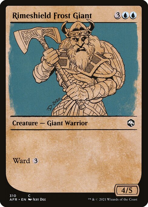 AFR: Rimeshield Frost Giant (Showcase) (Foil)
