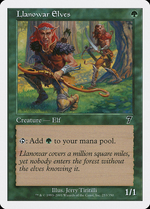 7ED: Llanowar Elves