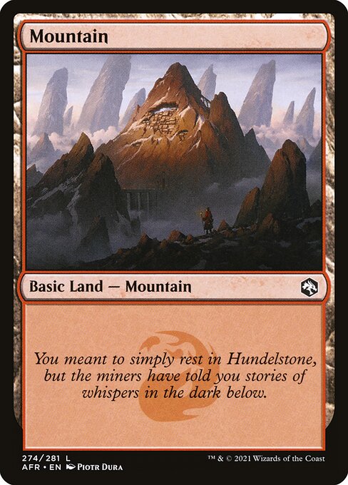 AFR: Mountain (274) (Foil)