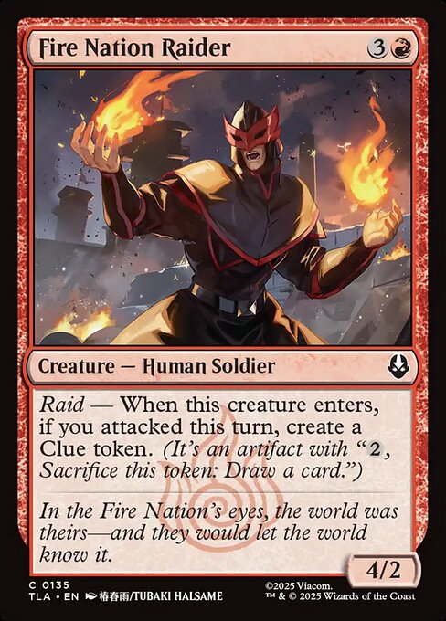 TLA: Fire Nation Raider (Foil)