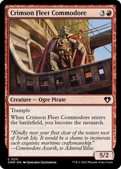 CMM: Crimson Fleet Commodore (Foil)