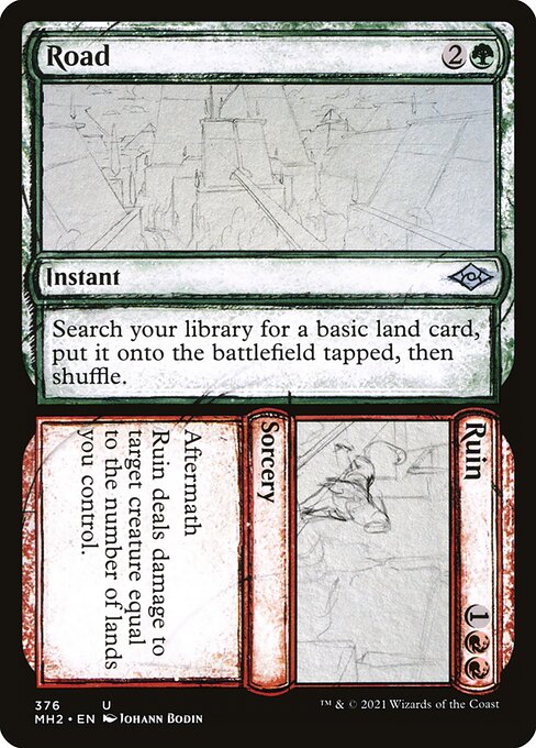 MH2: Road // Ruin (Showcase) (Foil)