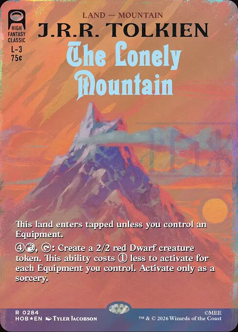 HOB: The Lonely Mountain (Borderless) (Surge Foil)