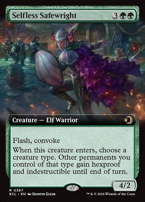 ECL: Selfless Safewright (Extended Art) (Foil)