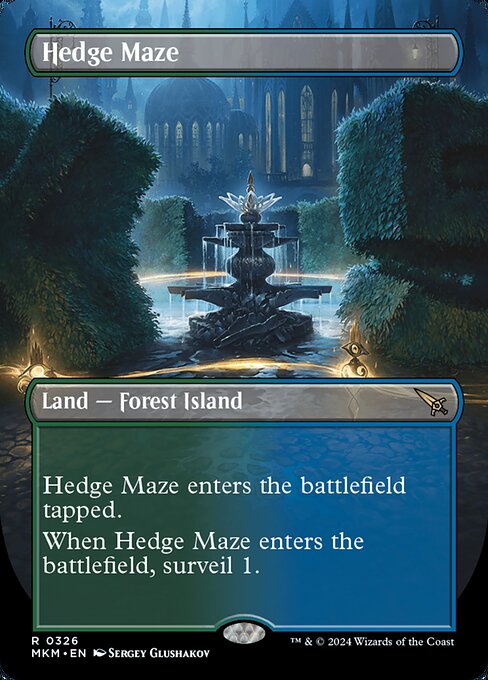 MKM: Hedge Maze (Borderless) (Foil)