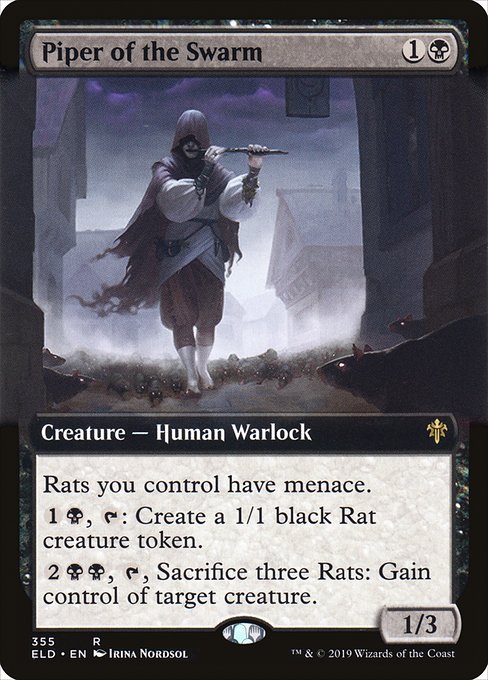 ELD: Piper of the Swarm (Extended Art) (Foil)