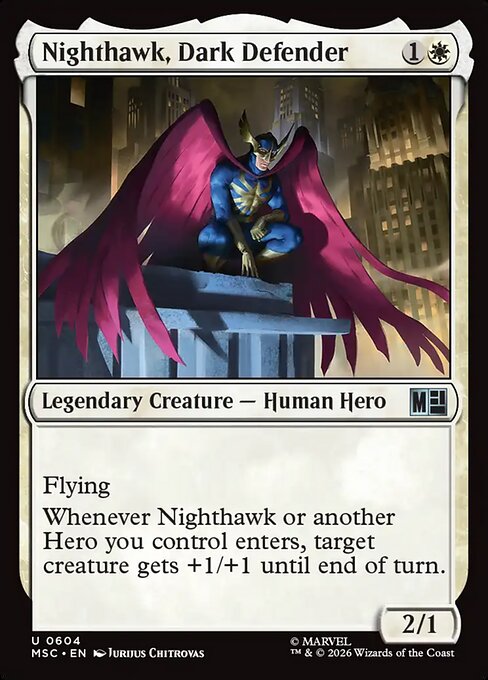 MSC: Nighthawk, Dark Defender (Foil)