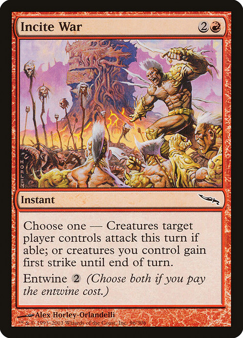 MRD: Incite War (Foil)