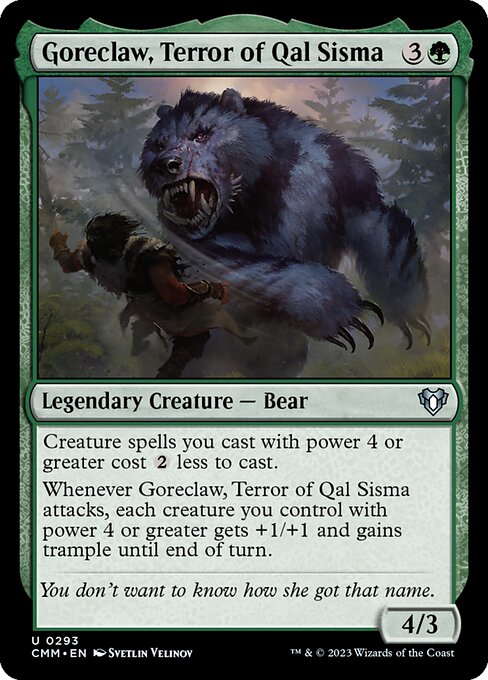 CMM: Goreclaw, Terror of Qal Sisma (Foil)