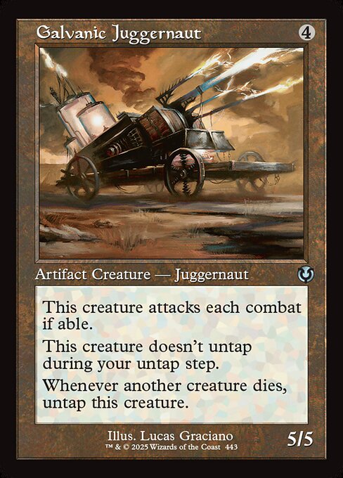 INR: Galvanic Juggernaut (Retro Frame)