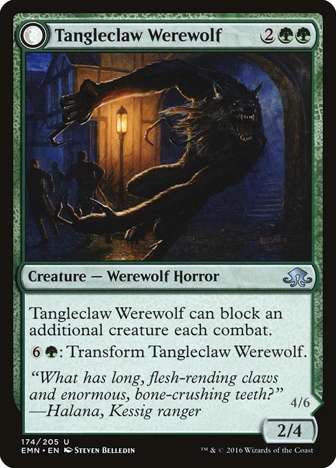 EMN: Tangleclaw Werewolf (Foil)