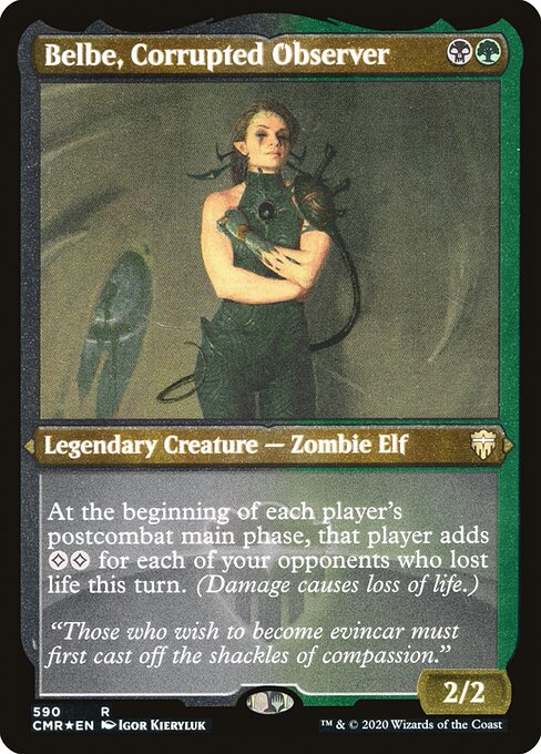 CMR: Belbe, Corrupted Observer (Foil Etched)