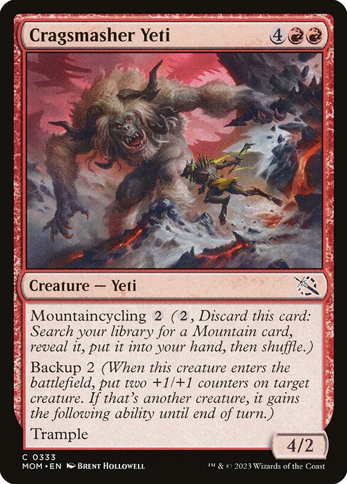 MOM: Cragsmasher Yeti