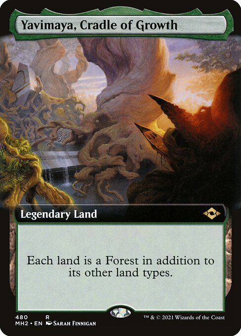 MH2: Yavimaya, Cradle of Growth (Extended Art) (Foil)