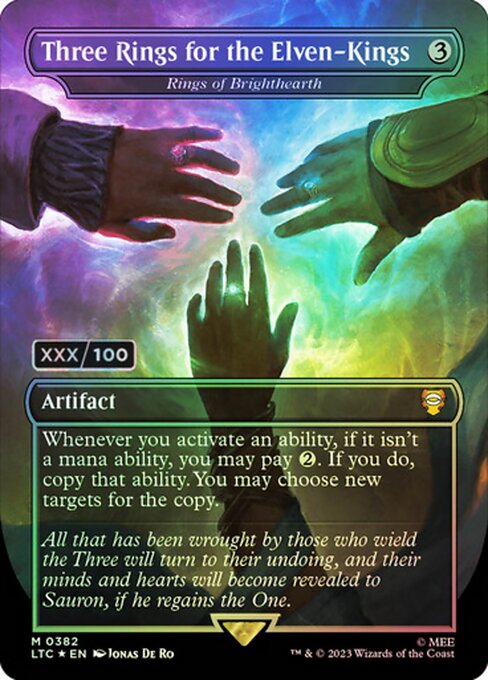 LTC: Three Rings for the Elven-Kings - Rings of Brighthearth (Serial Numbered) (Foil)