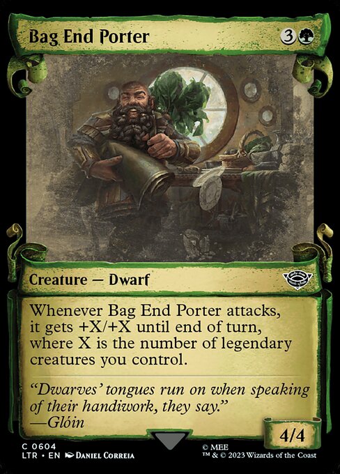 LTR: Bag End Porter (Showcase Scrolls)