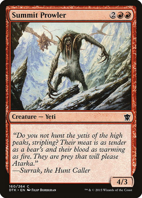 DTK: Summit Prowler (Foil)