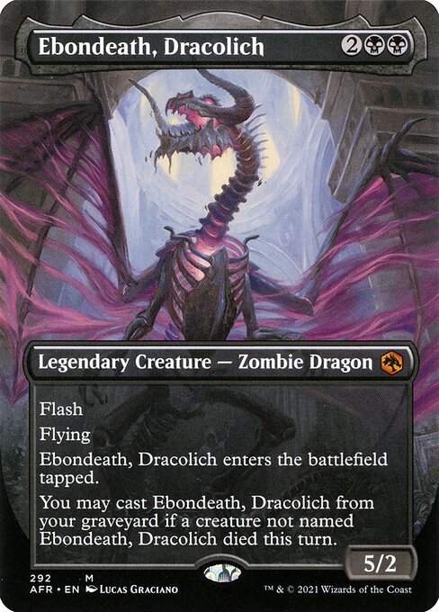 AFR: Ebondeath, Dracolich (Borderless)