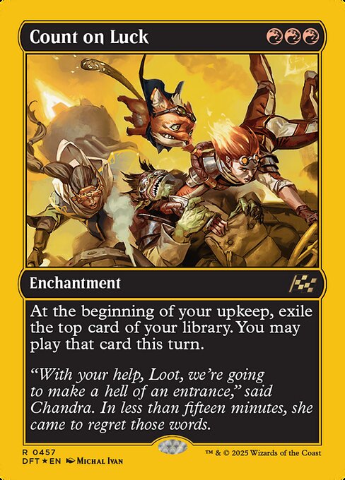 DFT: Count on Luck (First-Place Foil)