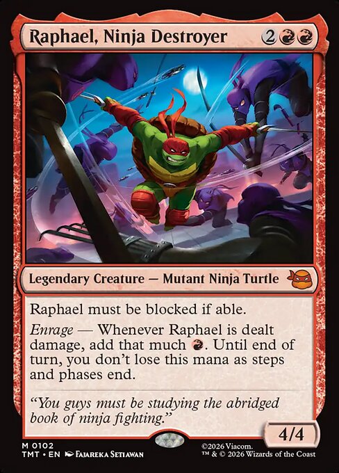 TMT: Raphael, Ninja Destroyer (Foil)