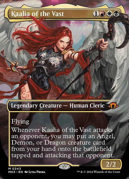 MH3: Kaalia of the Vast (Borderless) (0343) (Foil)
