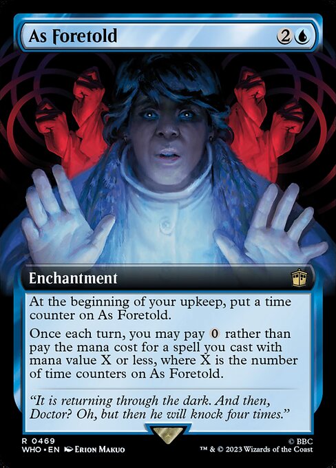 WHO: As Foretold (Extended Art) (Foil)