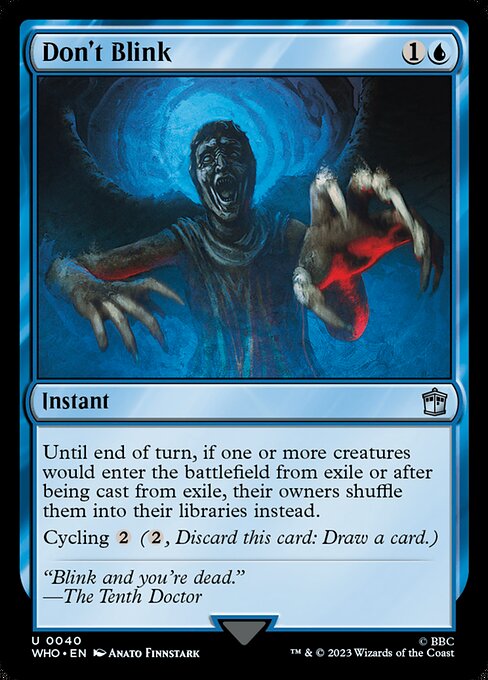 WHO: Don't Blink (Foil)