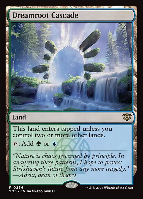 SOS: Dreamroot Cascade