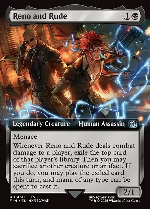 FIN: Reno and Rude (Extended Art) (Foil)