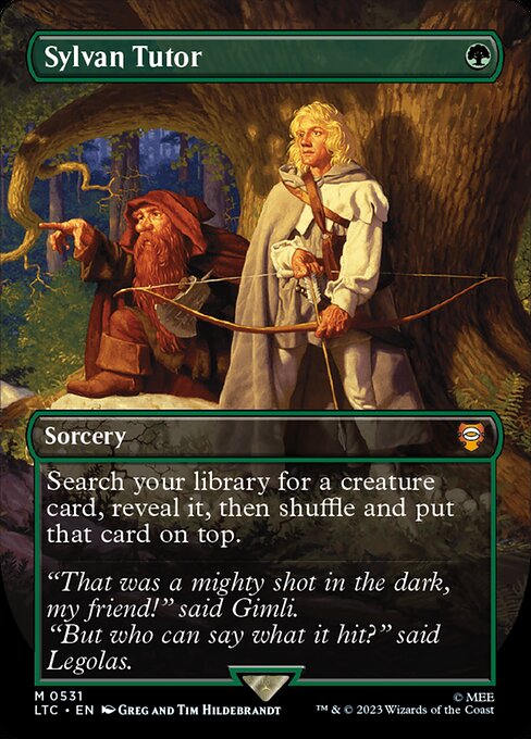 LTC: Sylvan Tutor (Borderless) (Foil)