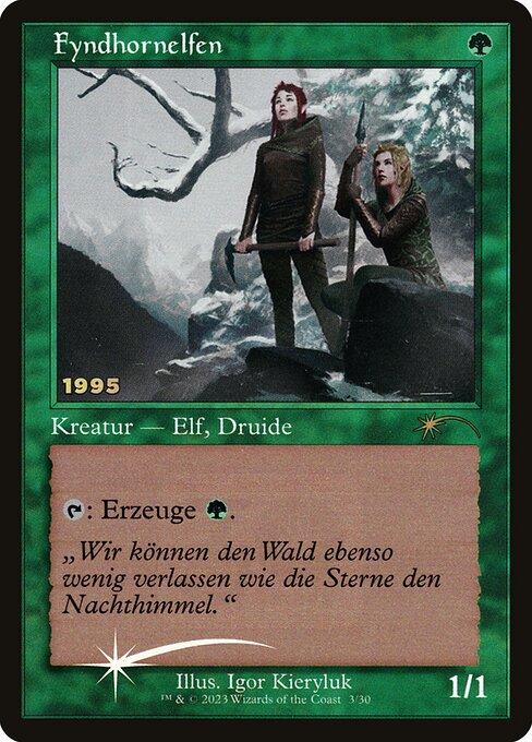 P30A: Fyndhorn Elves (DE Exclusive) (Foil)