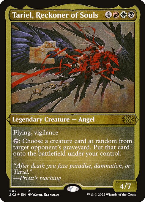 2X2: Tariel, Reckoner of Souls (Foil Etched)