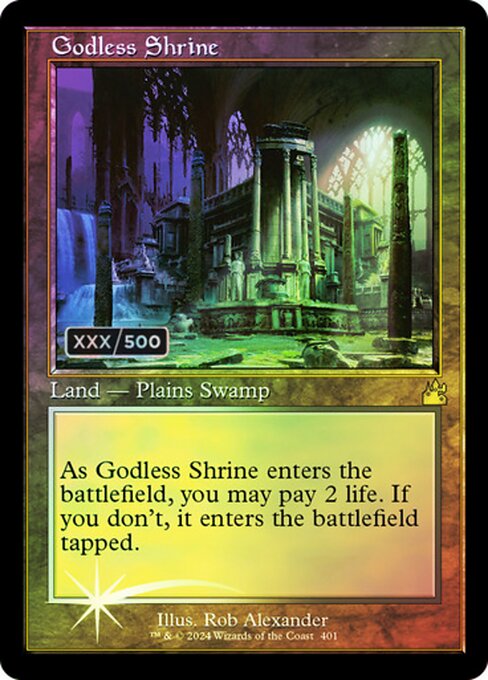 RVR: Godless Shrine (Retro Frame) (Serial Numbered) (Foil)
