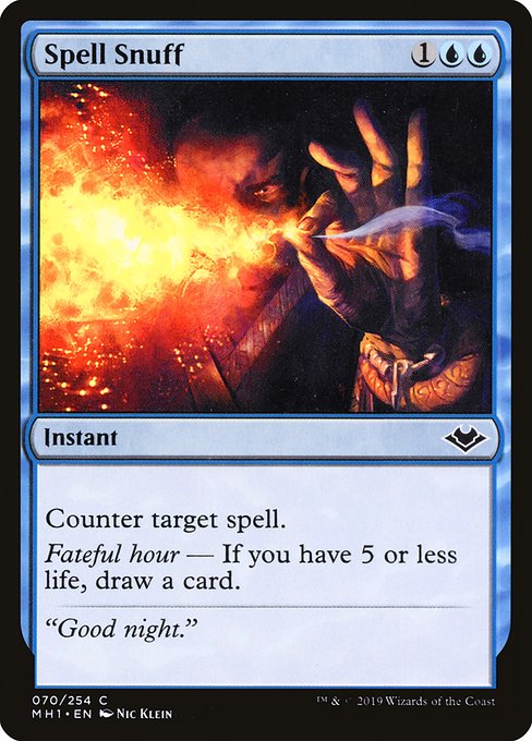 MH1: Spell Snuff