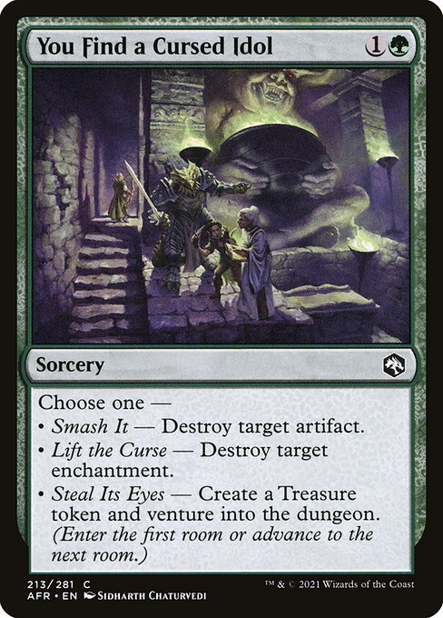 AFR: You Find a Cursed Idol (Foil)