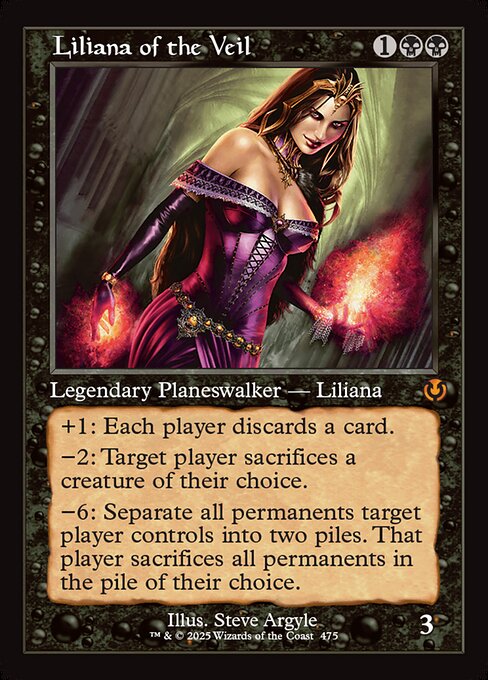INR: Liliana of the Veil (Retro Frame)