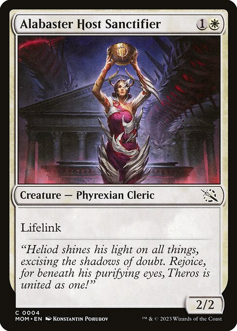 MOM: Alabaster Host Sanctifier (Foil)