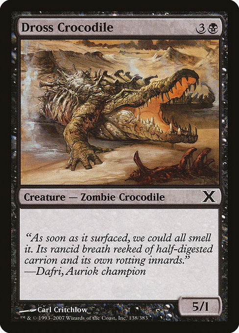 10E: Dross Crocodile