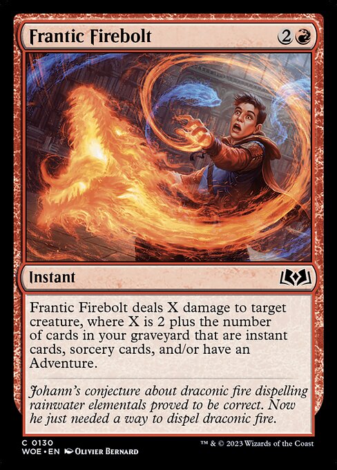 WOE: Frantic Firebolt (Foil)