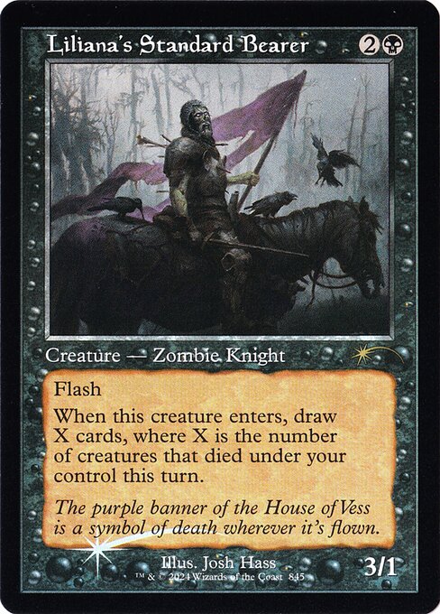 SLD: Liliana's Standard Bearer (Retro Frame) (Foil)