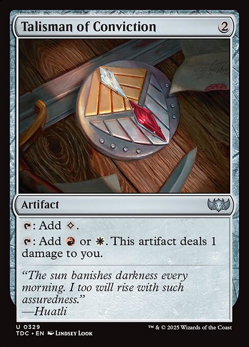 TDC: Talisman of Conviction