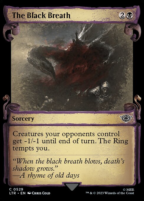 LTR: The Black Breath (Showcase Scrolls)