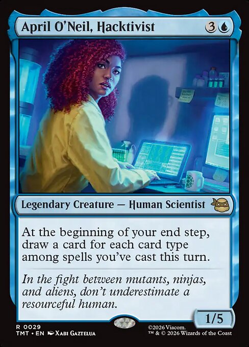 TMT: April O'Neil, Hacktivist (Foil)