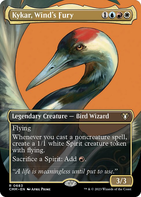 CMM: Kykar, Wind's Fury (Borderless) (Foil)