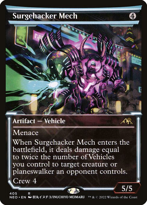 NEO: Surgehacker Mech (Showcase) (Foil)