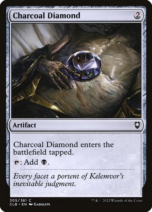 CLB: Charcoal Diamond (Foil)