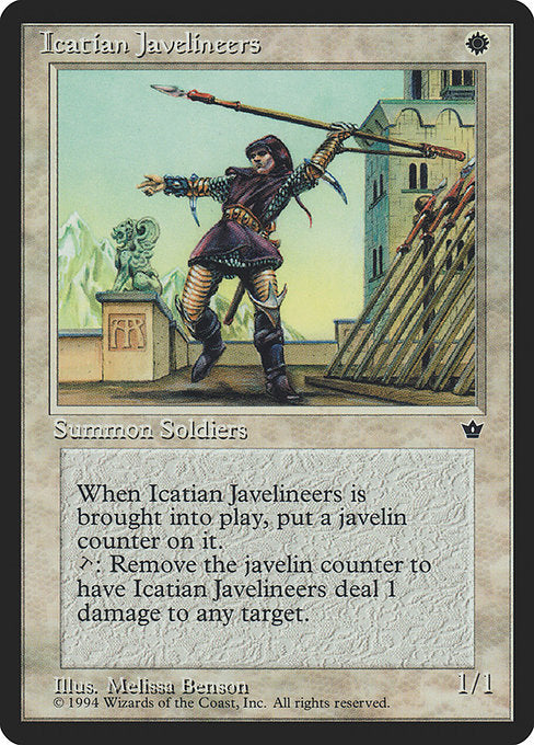 FEM: Icatian Javelineers (Benson)